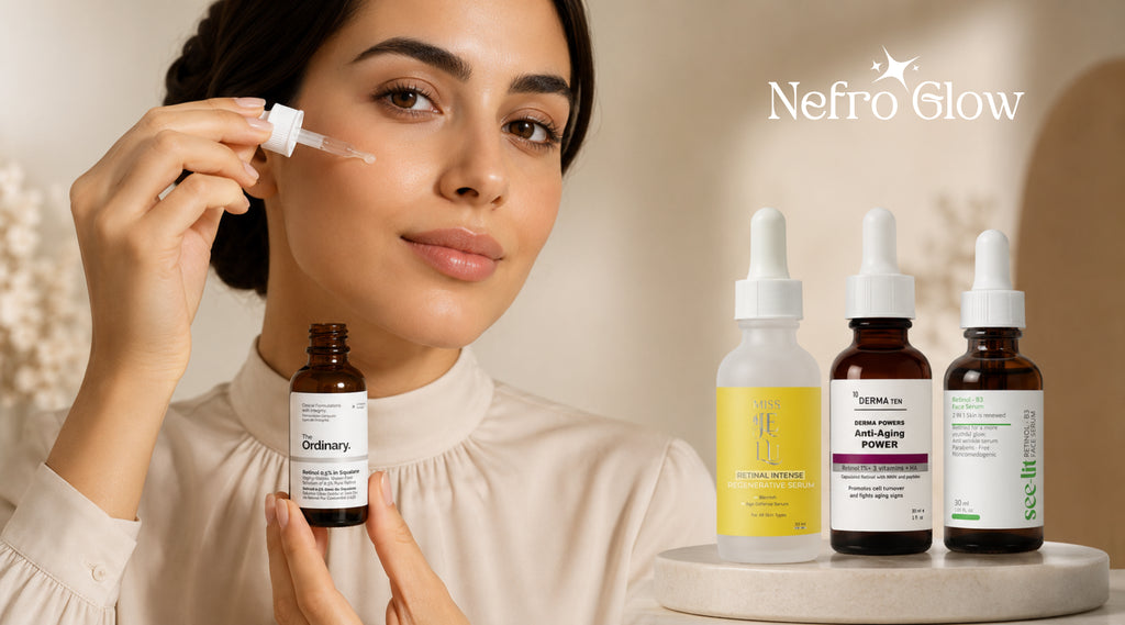بديل The Ordinary Retinol في مصر: أفضل سيروم ريتينول مصري لمقاومة التجاعيد