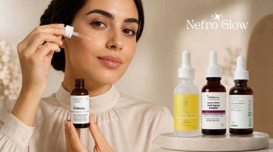 بديل The Ordinary Retinol في مصر: أفضل سيروم ريتينول مصري لمقاومة التجاعيد