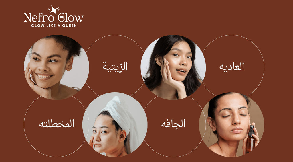 انواع البشرة وكيفية العناية بها - Nefro Glow