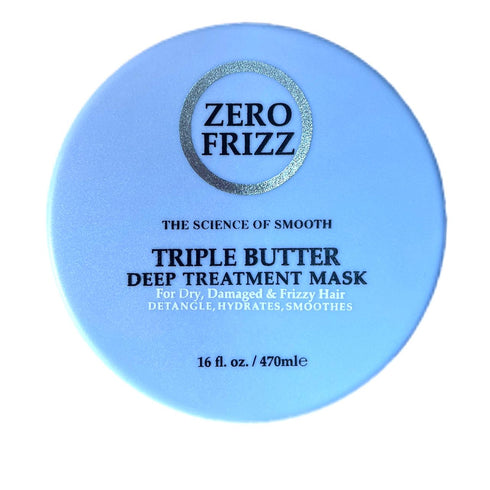 زيرو فريز ماسك تريبل باتر لعلاج وترطيب الشعر الجاف والهايش 470 مل - Zero Frizz