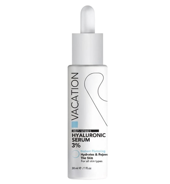 فاكيشن سيروم الهيالورونيك اسيد 3% لترطيب عميق و لتقليل الخطوط الرفيعة حول العين والفم والجبهة 30 مل - Vacation