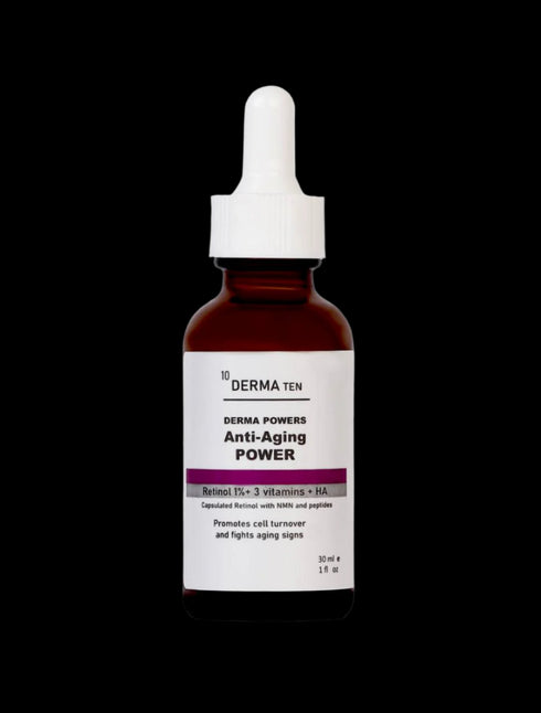 ديرما تن سيروم ريتنول لتقليل مظاهر الشيخوخه و تحفيز انتاج الكولاجين 30 مل - derma 10