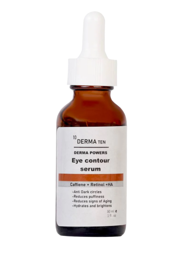 ديرما تن سيروم كافيين لعلاج الهالات السوداء و تجاعيد حول العين 30 مل - derma 10