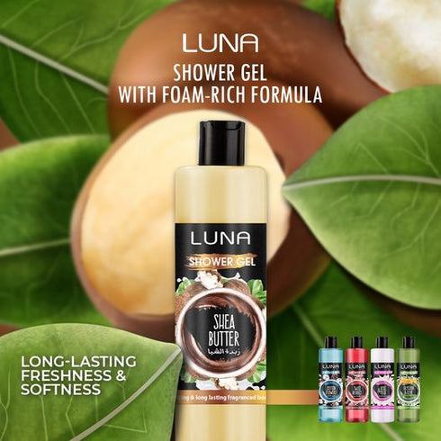 Luna shower gel with shea butter 500 ml - Luna