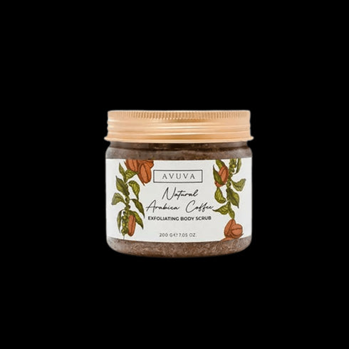 افوفا مقشر الجسم لجميع أنواع البشرة برائحة القهوة العربى 200 جم - Avuva