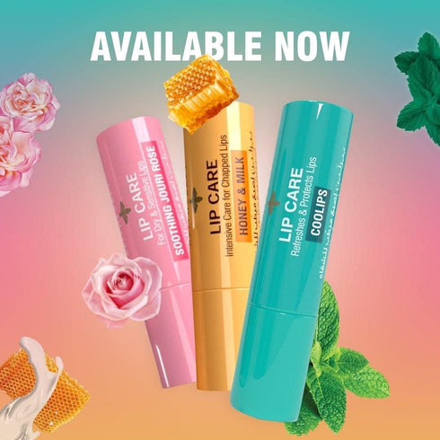 بيزلين مرطب و ملطف شفاه بورد الجوري للشفاه الجافة و الحساسة 4 جم - Beesline