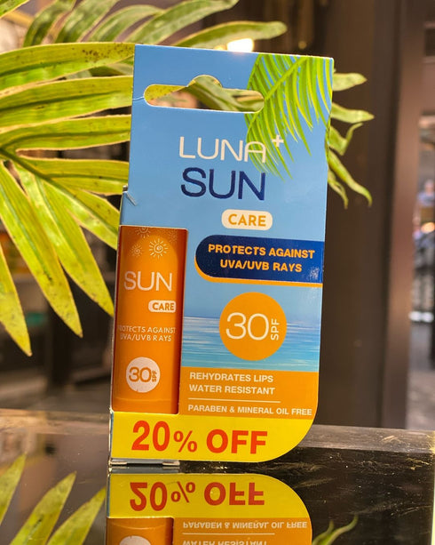 Luna Sunscreen Lip Balm SPF 30 3.5g - Luna
