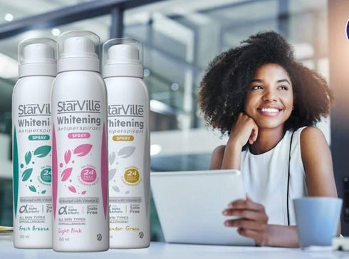 ستارفيل سبراى مزيل للعرق لتفتيح البشرة بينك 150 مل - Starville