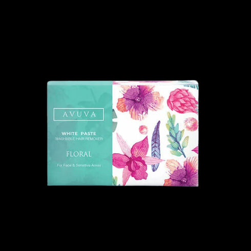 Avuva white paste for hair removal Floral 100 gm - Avuva