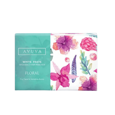Avuva white paste for hair removal Floral 100 gm - Avuva