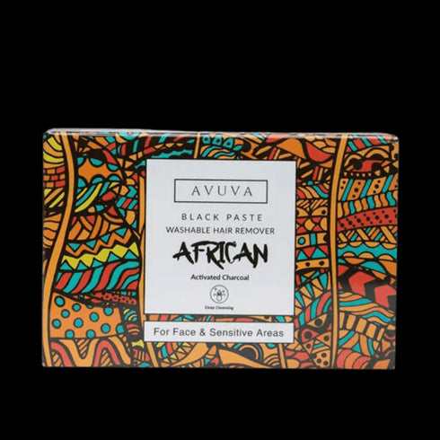 Avuva black paste for hair removal Africa 100 gm - Avuva