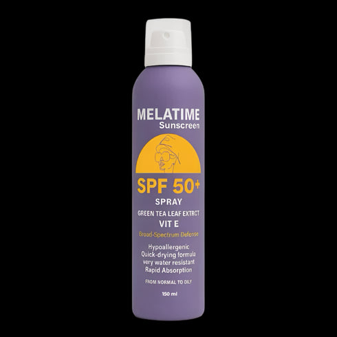 ميلاتايم صن سكرين سبراى واقى من الشمس يعامل حماية (50+) 150 مل - Melatime