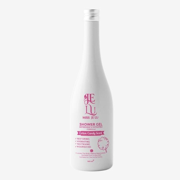 Miss Je Lu Feminine Wash Gel with Cotton Candy Scent for Cleansing and Refreshing the Skin 500 ml - Miss Je Lu