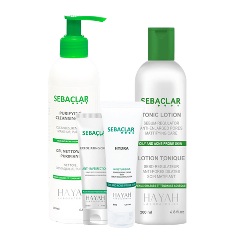 Sebaclar offer a bag for treating oily skin - SEBACLAR
