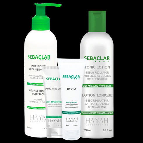 Sebaclar offer a bag for treating oily skin - SEBACLAR