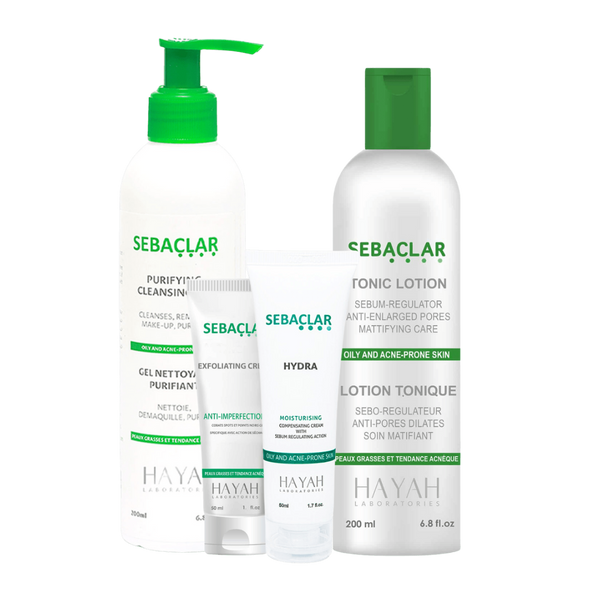Sebaclar offer a bag for treating oily skin - SEBACLAR