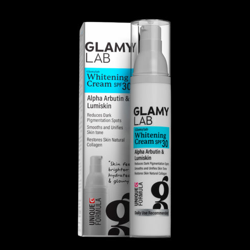 جلامي لاب كريم تفتيح البشرة بمعامل حماية من الشمس (SPF30) 50 جم - Glamy Lab