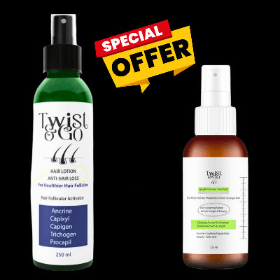 روتين إيقاف التساقط وتحفيز نمو الشعر