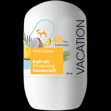 فاكيشين رول اون مزيل العرق لتفتيح البشرة برائحة بيناكولادا 50 مل - Vacation