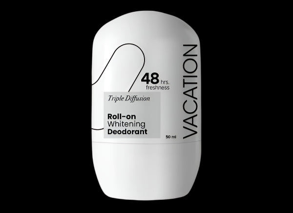 فاكيشين رول اون مزيل العرق لتفتيح البشرة للرجال برائحة تريبل ديفيوشن 50 مل - Vacation