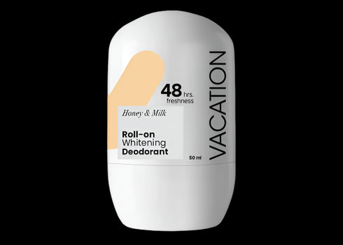 فاكيشين رول اون مزيل العرق لتفتيح البشرة برائحة العسل و الحليب 50 مل - Vacation