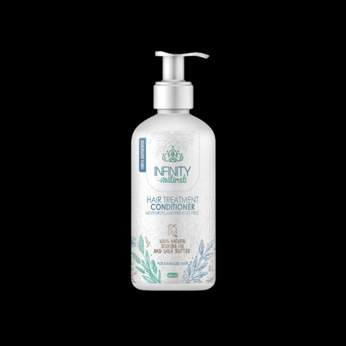 انفينيتى بلسم الشعر التالف والمتقصف بخلاصة زيت الجوجوبا وزبدة الشيا الطبيعية 100% 300 مل - Infinity