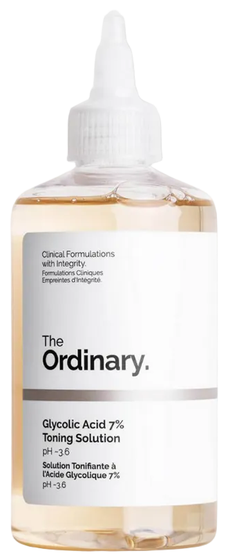 ذا اورديناري تونر جلايكوليك اسيد 7% لتقشير البشرة وتوحيد لونها 240 مل - The Ordinary