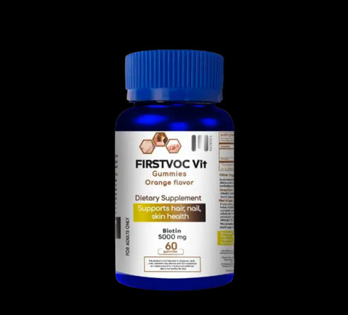 فيرستفوك ميجافيت مكمل غذائي لصحة الشعر والبشرة والاظافر 60 علكة - Firstvoc