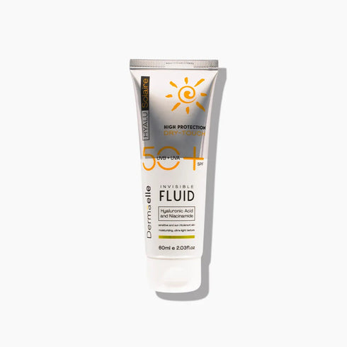 ديرمايل واقي شمس هيالو سولير انفزبل فلويد SPF 50+ لحماية البشرة العادية والمختلطة من الشمس 60 مل - Dermaelle