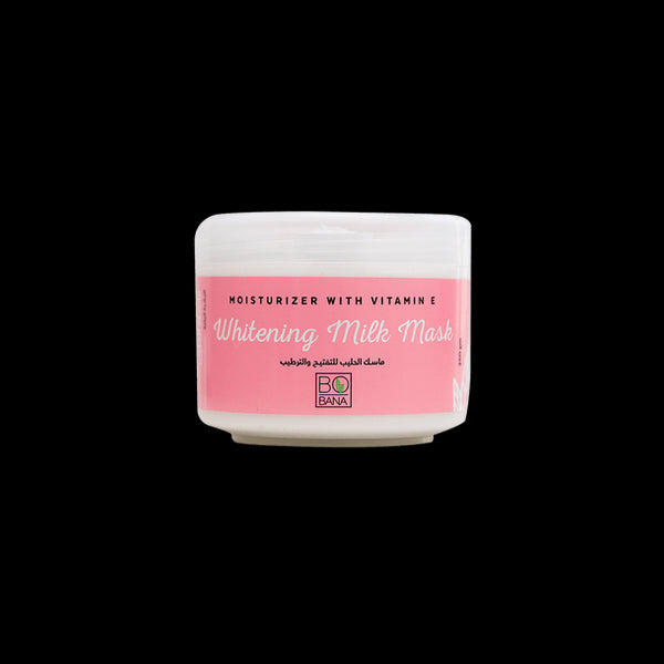 بوبانا ماسك الوجه بالحليب و فيتامين (E) للتفتيح والترطيب 250 جم - Bobana
