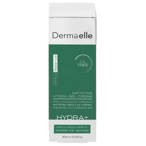 ديرمايل اويل فري هيدرا جل مرطب للبشرة الدهنية والمعرضة للحبوب 60 مل - Dermaelle