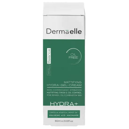 ديرمايل اويل فري هيدرا جل مرطب للبشرة الدهنية والمعرضة للحبوب 60 مل - Dermaelle