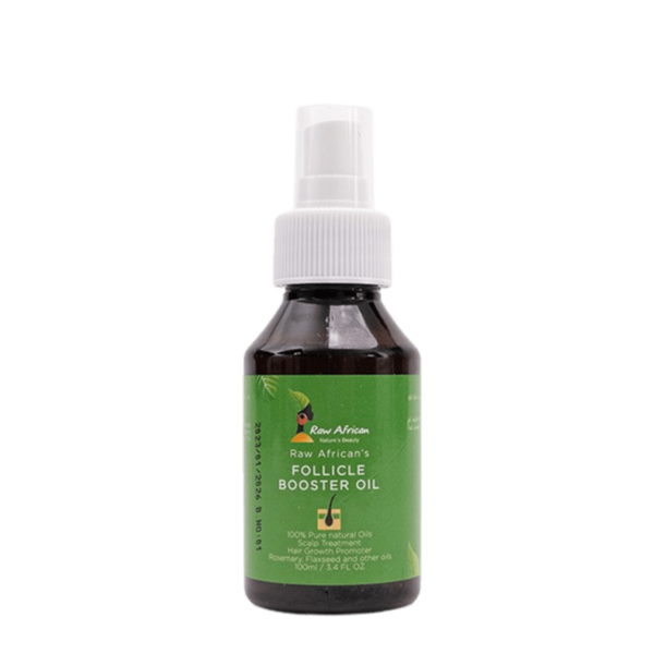 رو افريكان زيت فوليكل بوستر لعلاج التساقط و محفز لنمو الشعر 100 مل - Raw African