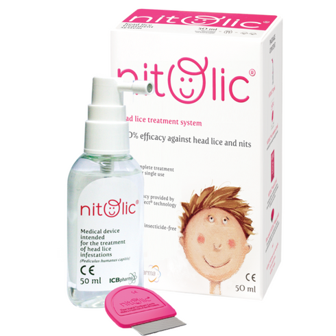 نيتوليك سبراى علاج قمل الرأس 50 مل - Nitolic