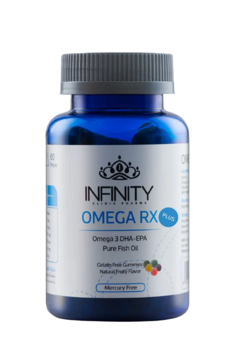 فيتامين انفينيتى أوميغا ار إكس أوميغا 3 و فيتامين د و فيتامين ج 30 قطعة - Infinity Omega RX