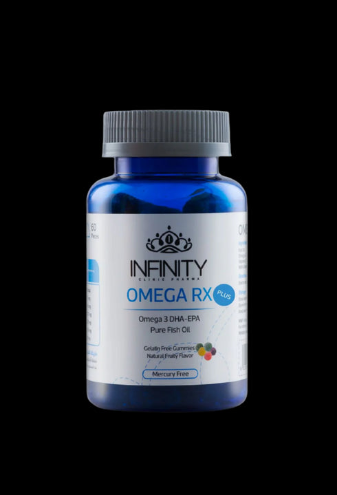 فيتامين انفينيتى أوميغا ار إكس أوميغا 3 و فيتامين د و فيتامين ج 60 قطعة - Infinity Omega RX