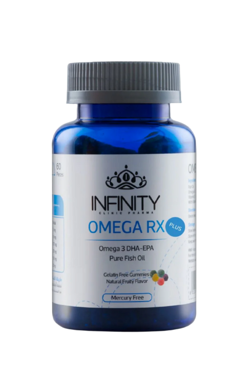 فيتامين انفينيتى أوميغا ار إكس أوميغا 3 و فيتامين د و فيتامين ج 60 قطعة - Infinity Omega RX