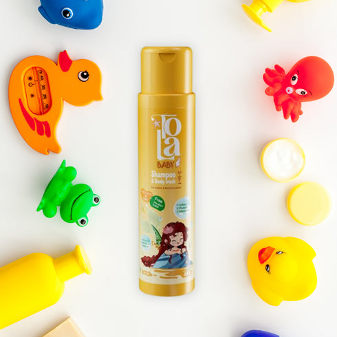 تولا شامبو للاطفال لترطيب الشعر و البشرة 250 مل - Tola