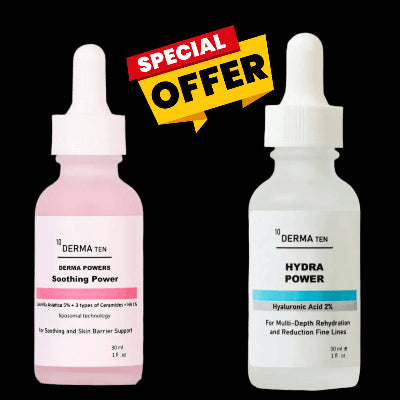 روتين ديرما تن لترطيب وتلطيف البشرة