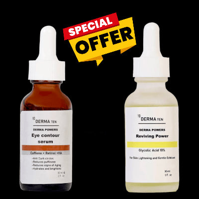 روتين ديرما تن لتفتيح وتجديد البشرة - Derma 10