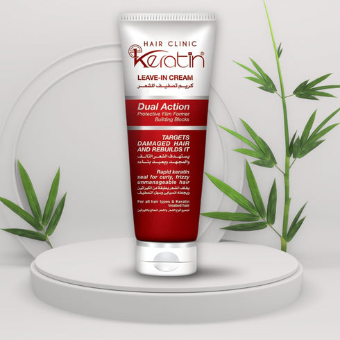 ايفا هير كلينك كريم تصفيف ليف ان اي كيراتين للشعر التالف 230 مل - Eva