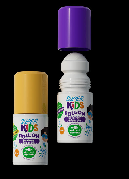 Super Kids Roll-On Deodorant for Kids with Pineapple Scent 30 ml - Super Kids