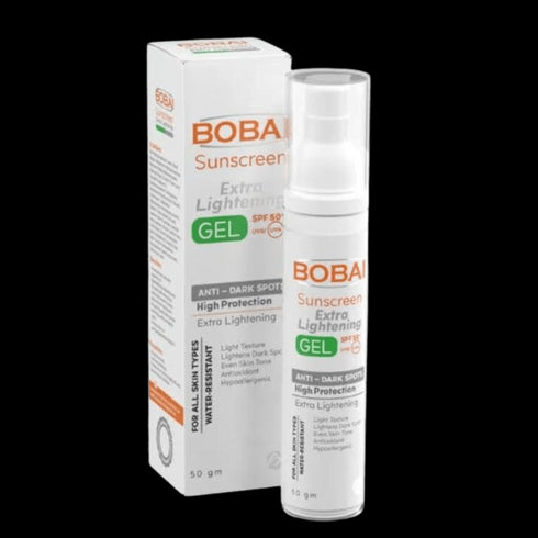 بوباى جيل واقى من الشمس لتفتيح لون البشرة بمعامل حماية (+50) للبشرة الدهنية و المختلطة 50 جم - Bobai