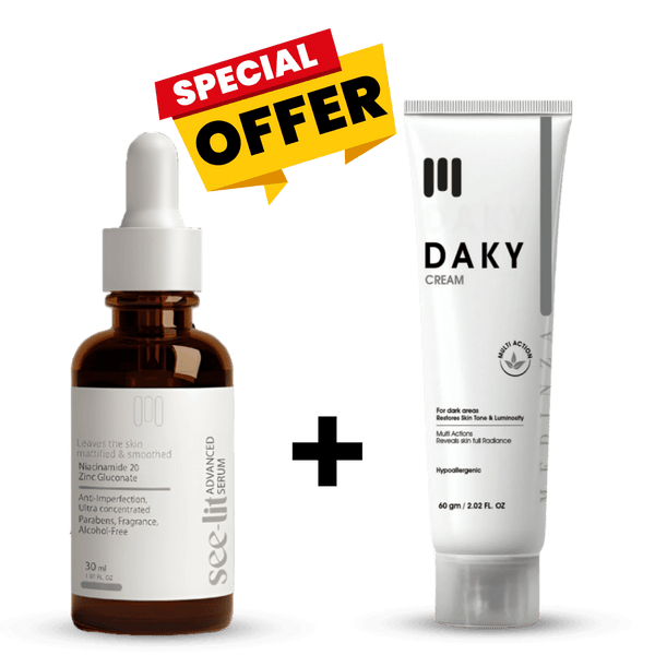 روتين آثار الحبوب + المسام للبشرة الدهنية