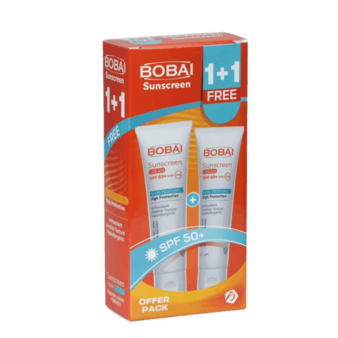 بوباى كريم واقي الشمس SPF50 عرض 1+1 50 مل - Bobai