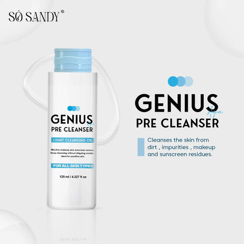 سو ساندي جينيس غسول الوجه الزيتي لجميع انواع البشرة 125 مل - So Sandy
