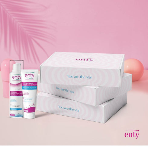 انتي كريم التفتيح و العناية بالمناطق الحساسة 50 مل - Enty