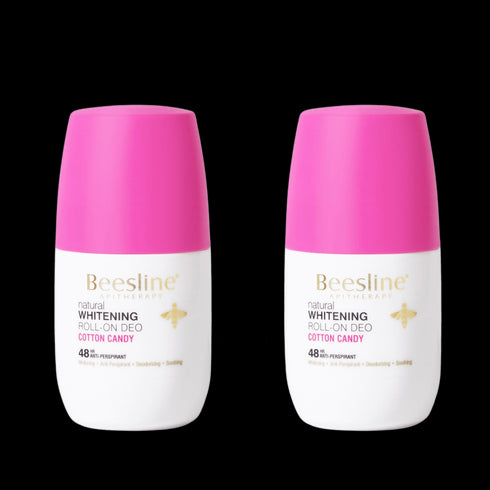 Beesline deodorant to lighten the skin, cotton softness, offer (1+1) 50 ml - Beesline