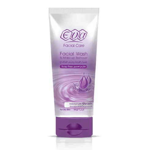 Eva Facial Cleanser and Makeup Remover Rich in Glycerin for Dry Skin 150 ml
