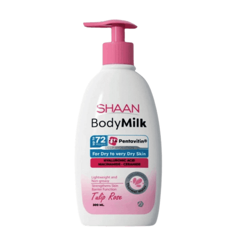 Body Milk Tulip Rose 300 ml - Shaan